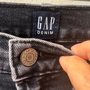 GAP Black and Gray Denim Jeans